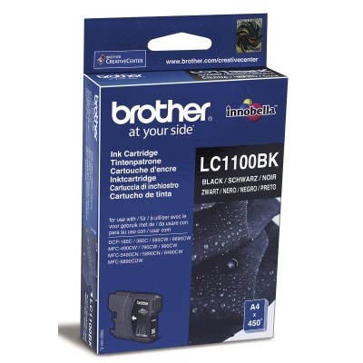 Brother LC-1100BK Tinte (ca. 450 Seiten #220677