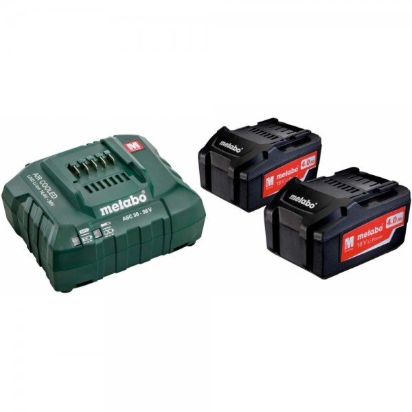 Metabo Basic-Set 18V 4Ah - Ladegeraet & #335541