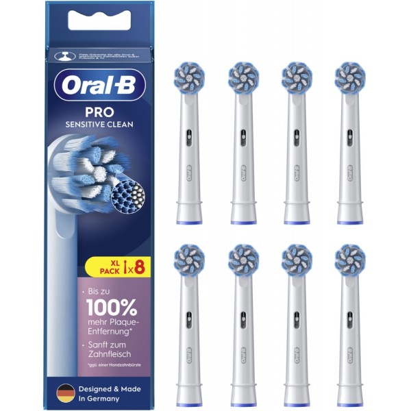 Oral-B Sensitive Clean 8er - Aufsteckbue #342204