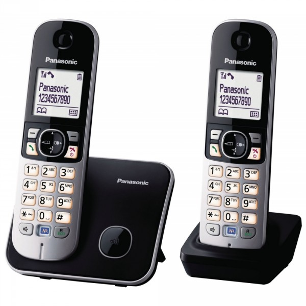 Panasonic KX-TG6812GB Schwarz DECT Schnurlostelefo #771389_1