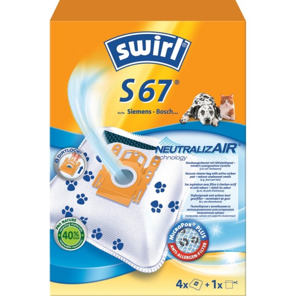 Swirl S67 NeutralizAir - Staubsaugerbeut #347058