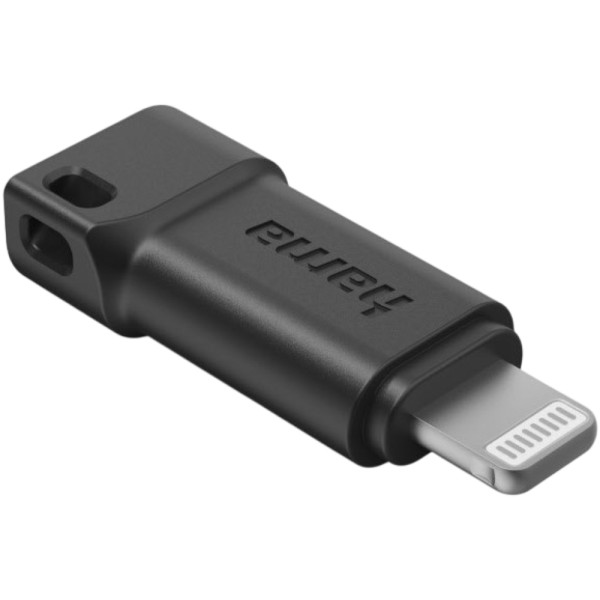 Hama USB-C -> Lightning - Adapter - schw #716231