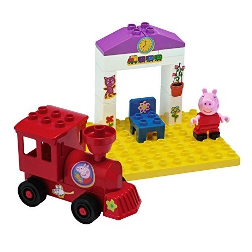 BIG BLOXX Peppa Pig Zughaltestelle Halte #60057072_1