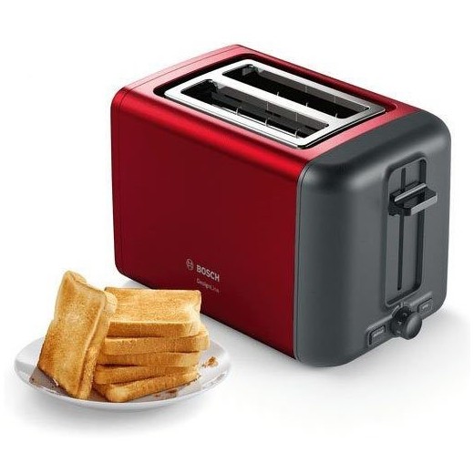 Bosch TAT3P424DE DesignLine Toaster rot- #184905