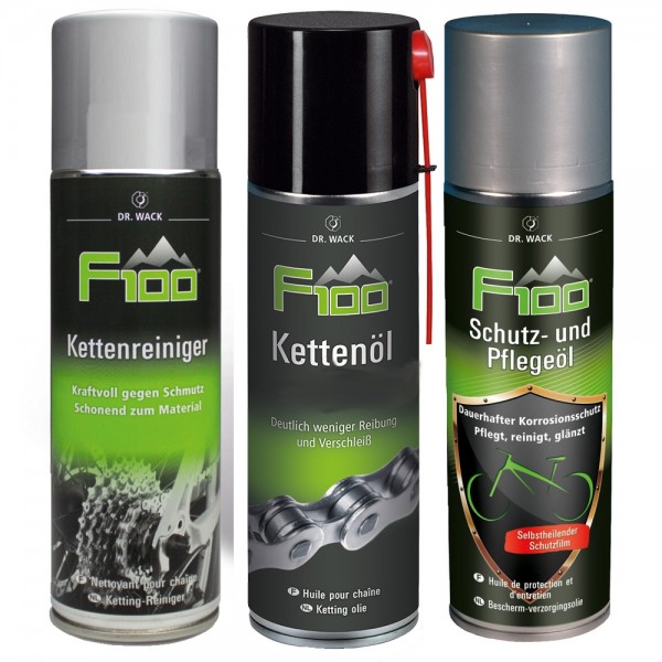 F100 Kettenreiniger 300ml und Kettenoel #188195