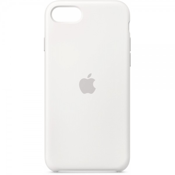 Apple Silikon Case weiss iPhone SE (2020 #185266