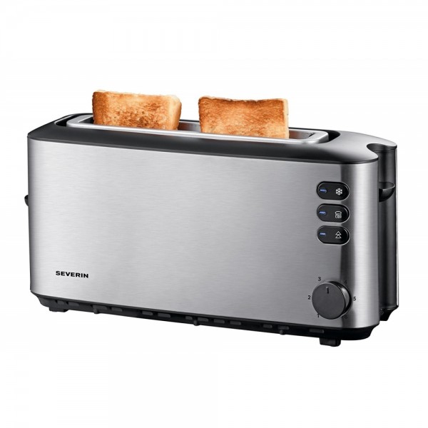 Severin AT 2515 Edelstahl-Schwarz Toaste #0594930_1
