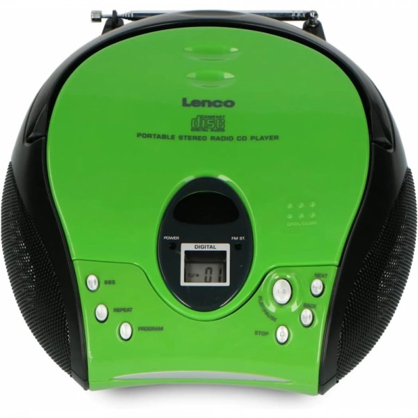Lenco SCD-24 - CD/Radio-System - gruen/s #335842
