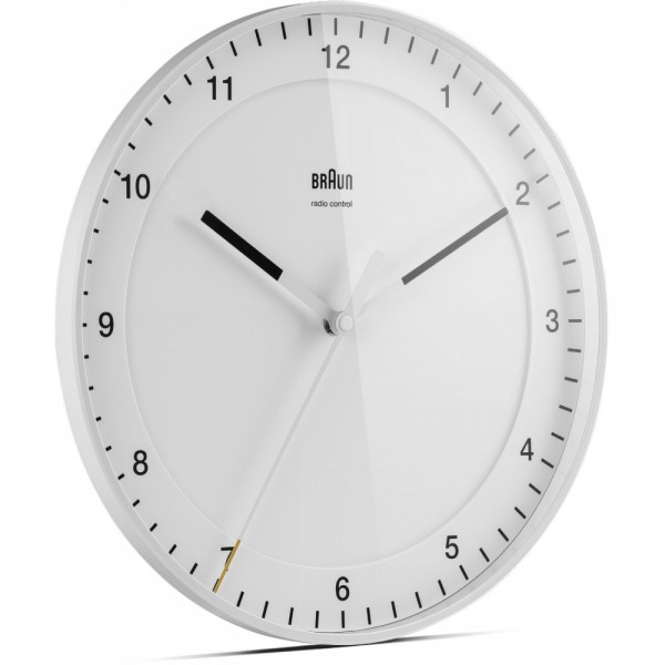 Braun BC17W-DCF 67095, weiss, Wanduhr / #215689