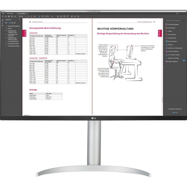 LG 32UP55NP-W - Gaming-Monitor - schwarz #351122