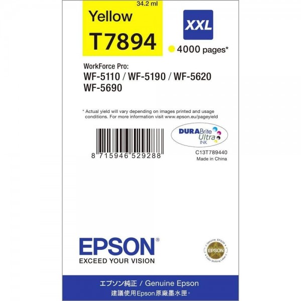 Epson T 789440 XXL Tintenpatrone (4.000S #194704