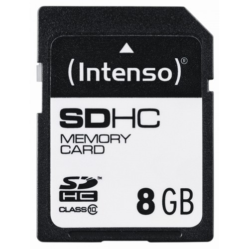 Intenso SD Card 8GB Class 10 bis zu 20 M #0744503_1