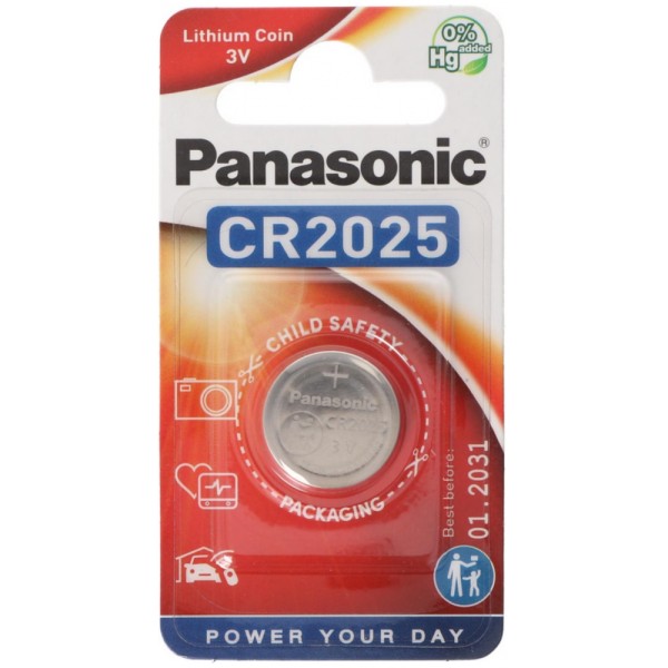 Panasonic CR2025 - Knopfzellenbatterie - #446826