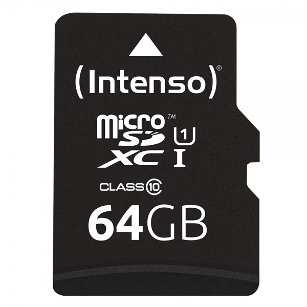 Intenso Micro SD Card 64GB UHS-I inkl. S #93499