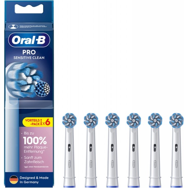 Oral-B Sensitive Clean 6er - Aufsteckbue #342207