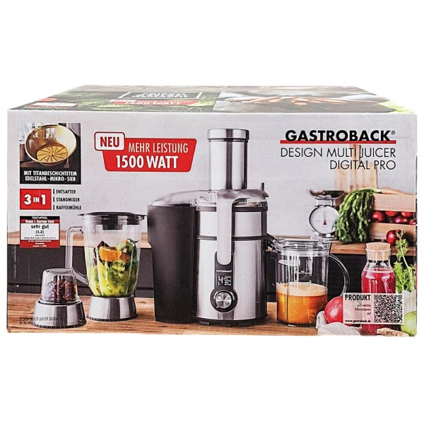 Gastroback Design Multi Juicer Digital P #718667