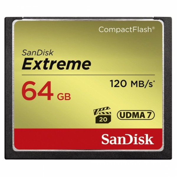 Sandisk Extreme Compact Flash UDMA7 (64G #216733