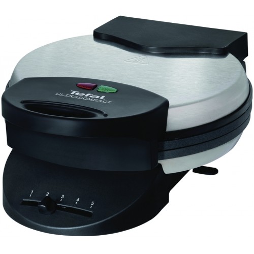 Tefal WM310D Edelstahl-Schwarz Waffeleis #0741547_1