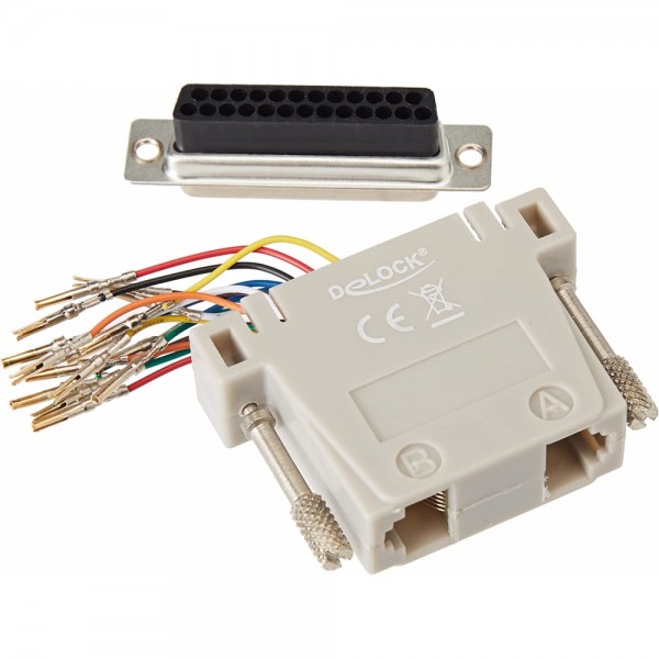Delock 66834 - D-Sub 25 Pin Crimp Buchse #324645