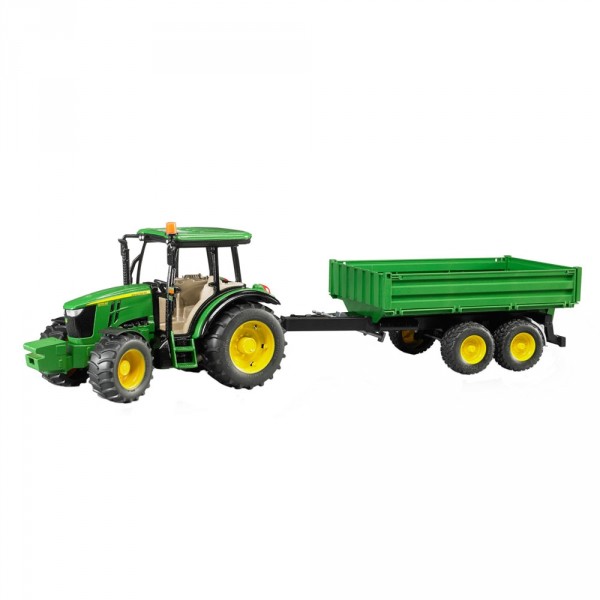 Bruder John Deere 5115M mit Bordwandanhänger Trak #60002108_1