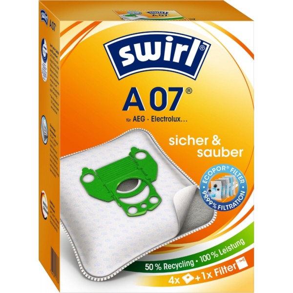Swirl A 07 EcoPor - Staubsaugerbeutel - #714287