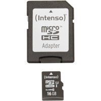 Intenso Micro SD Card 16GB UHS-I inkl. S #0817184_1 Intenso Micro SD Card 16GB UHS-I inkl. S #0817184_1