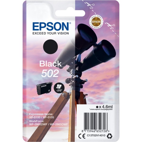 Epson 502 - Tintenpatrone - schwarz #716349