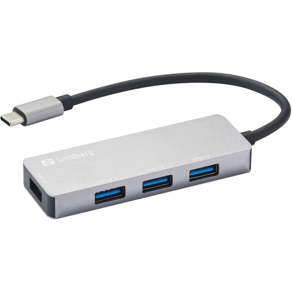 Sandberg USB-C to 1x USB 3.0/3x USB 2.0 #283672
