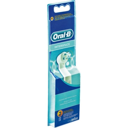 Oral-B Interspace 2er Weiss Aufsteckbuer #0716631_1