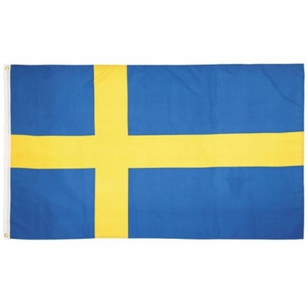 MFH Fahne 90 x 150 cm - Schweden - blau/ #349289